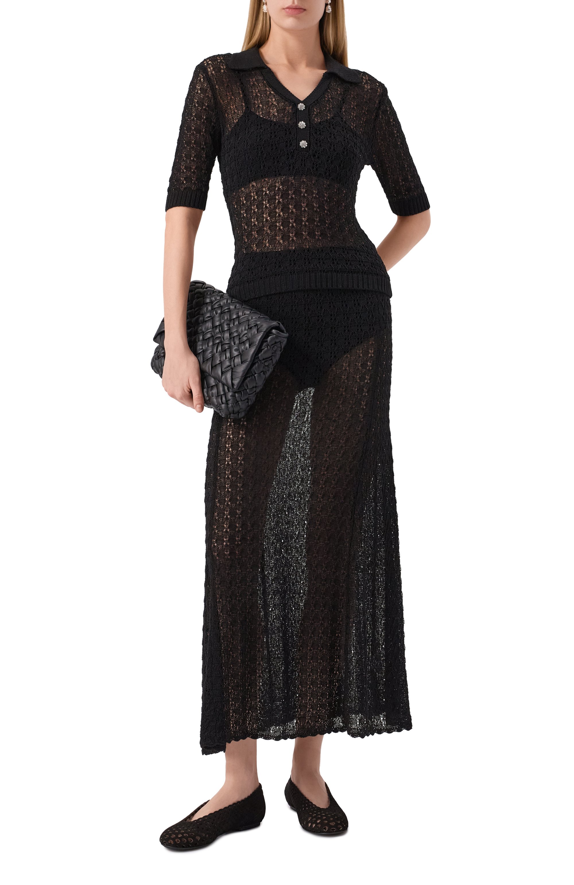 Замшевые балетки sr mermaid SERGIO ROSSI, арт. B11600/MCAZ01, фото 2