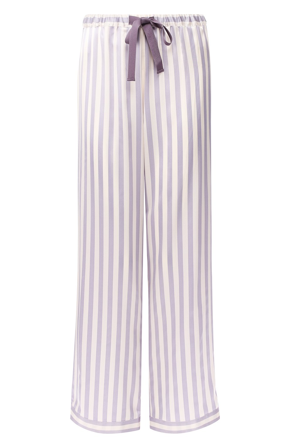Домашние шелковые брюки в полоску MORGAN LANE, арт. 18N54LV LAVENDER, фото 1