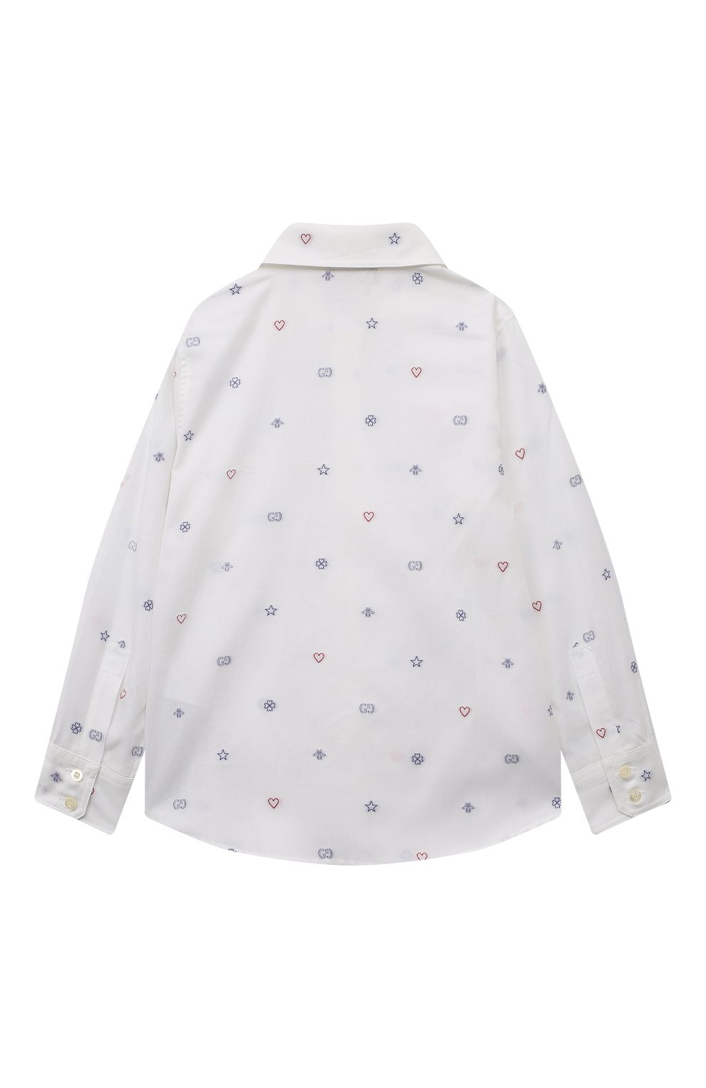 Хлопковая рубашка GUCCI, арт. 626669 XWAKV, фото 2