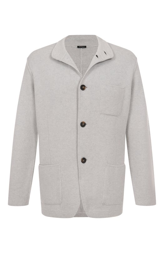 Кашемировый кардиган Kiton UMK064101 Серый UMK064101