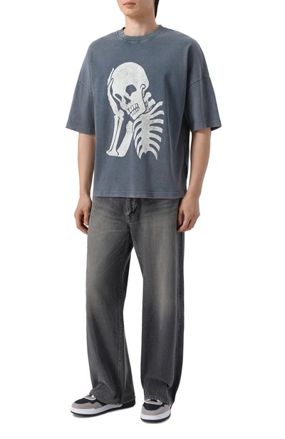 Комбинированные кеды palm tennis PALM ANGELS, арт. PMIA10VS26LEA002, фото 2