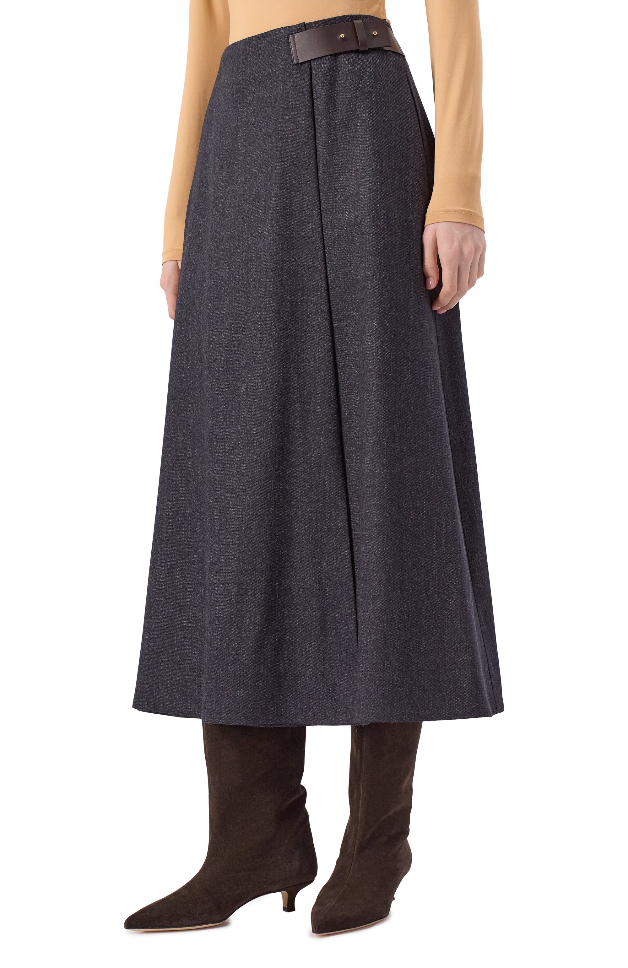 Шерстяная юбка LORENA ANTONIAZZI, арт. G033B/4998, фото 3