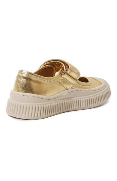 Кожаные кеды MARNI, арт. 79592/VAR4/28-35, фото 3