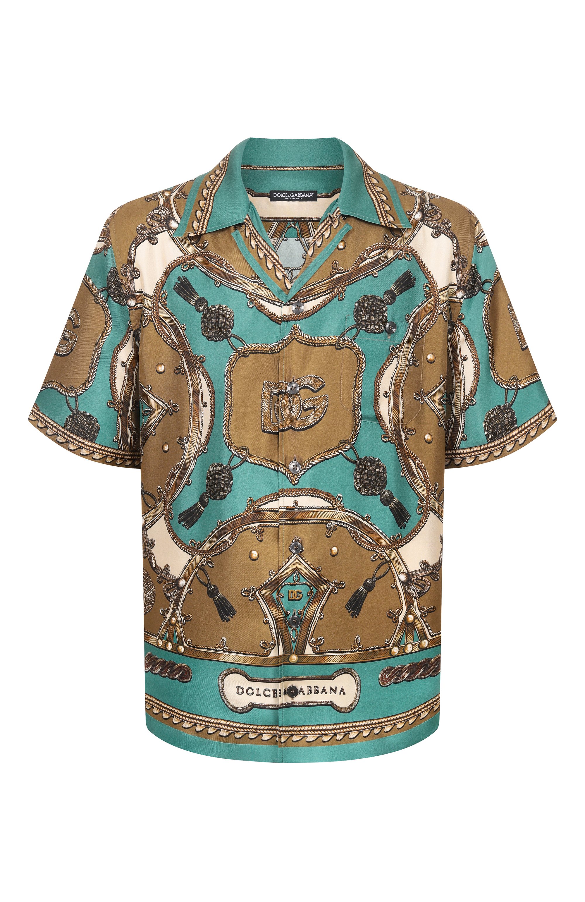 Шелковая рубашка DOLCE & GABBANA, арт. G5JH9T/HI12C, фото 1