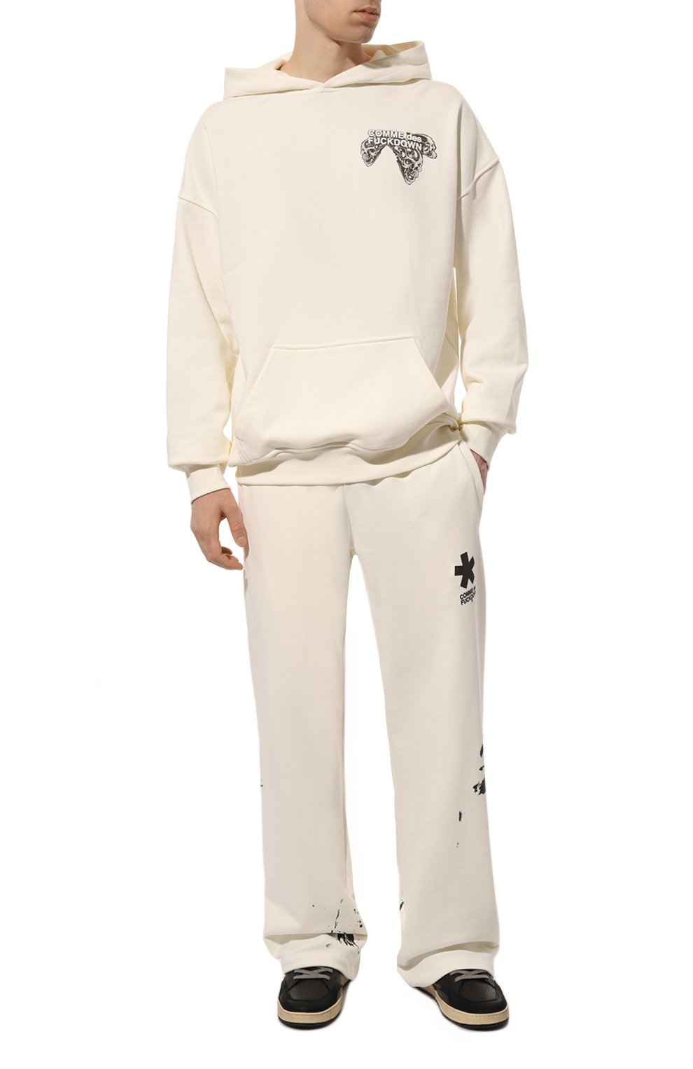 Кожаные кеды distressed CRIME LONDON черного цвета по цене 22300 руб., арт. 15208AA7, фото 2 Кожаные кеды distressed CRIME LONDON, арт. 15208AA7, фото 2