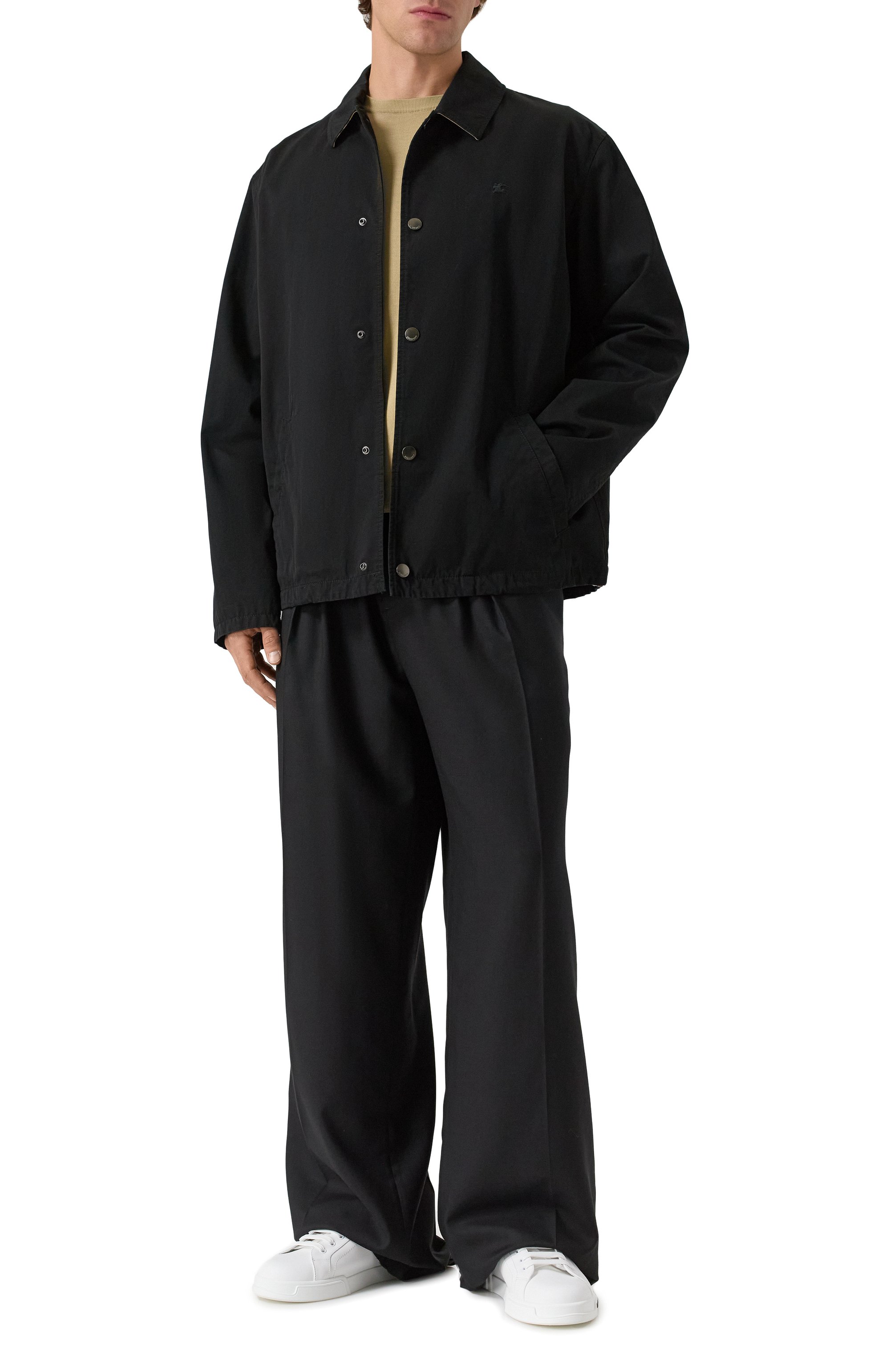 Хлопковая куртка-рубашка BURBERRY, арт. 8110285, фото 2