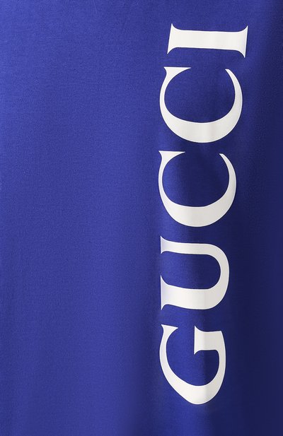 Хлопковая футболка GUCCI, арт. 565806/XJB2V, фото 5