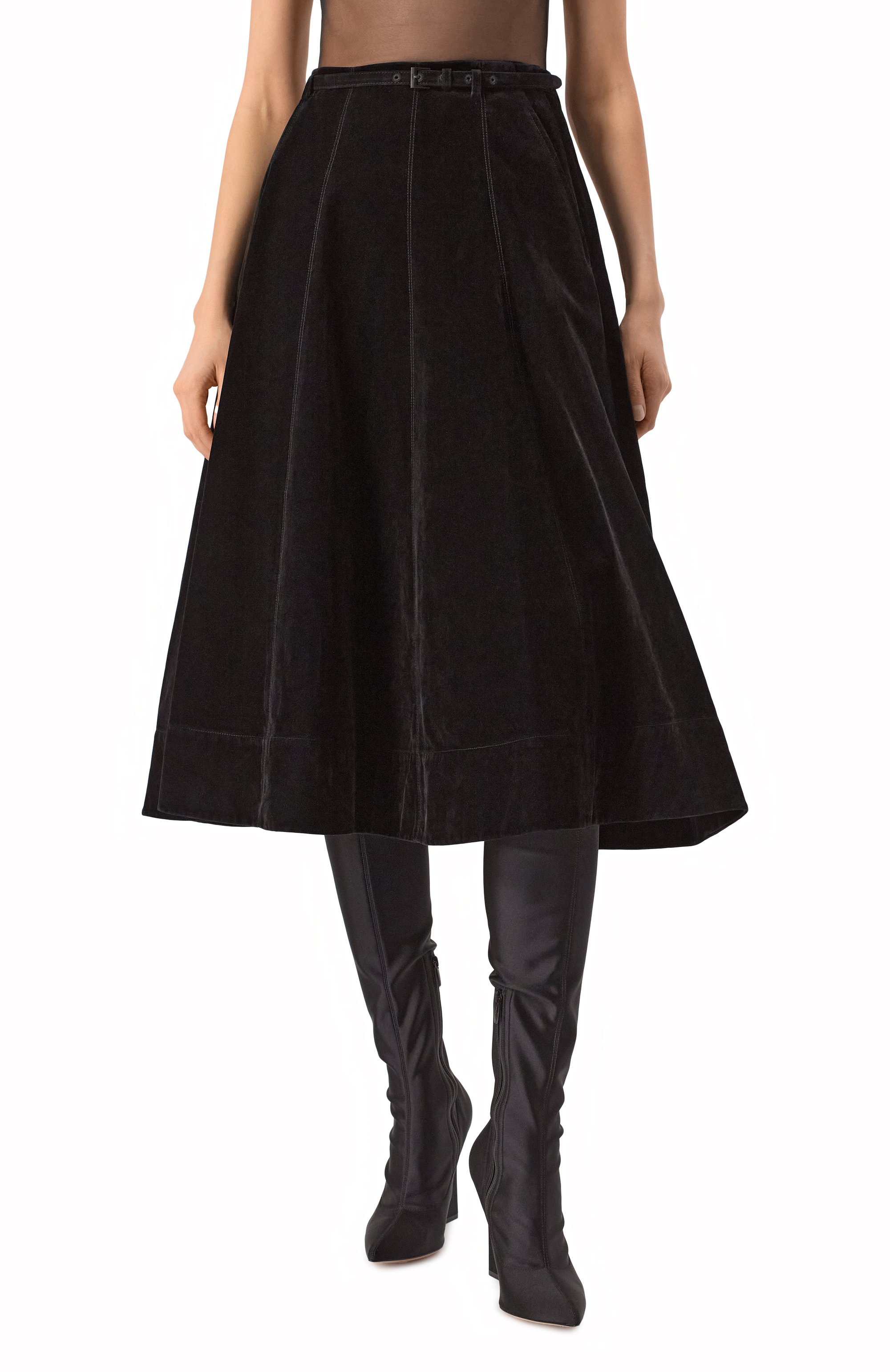 Бархатная юбка JUUN.J, арт. JW4Y27W53, фото 3