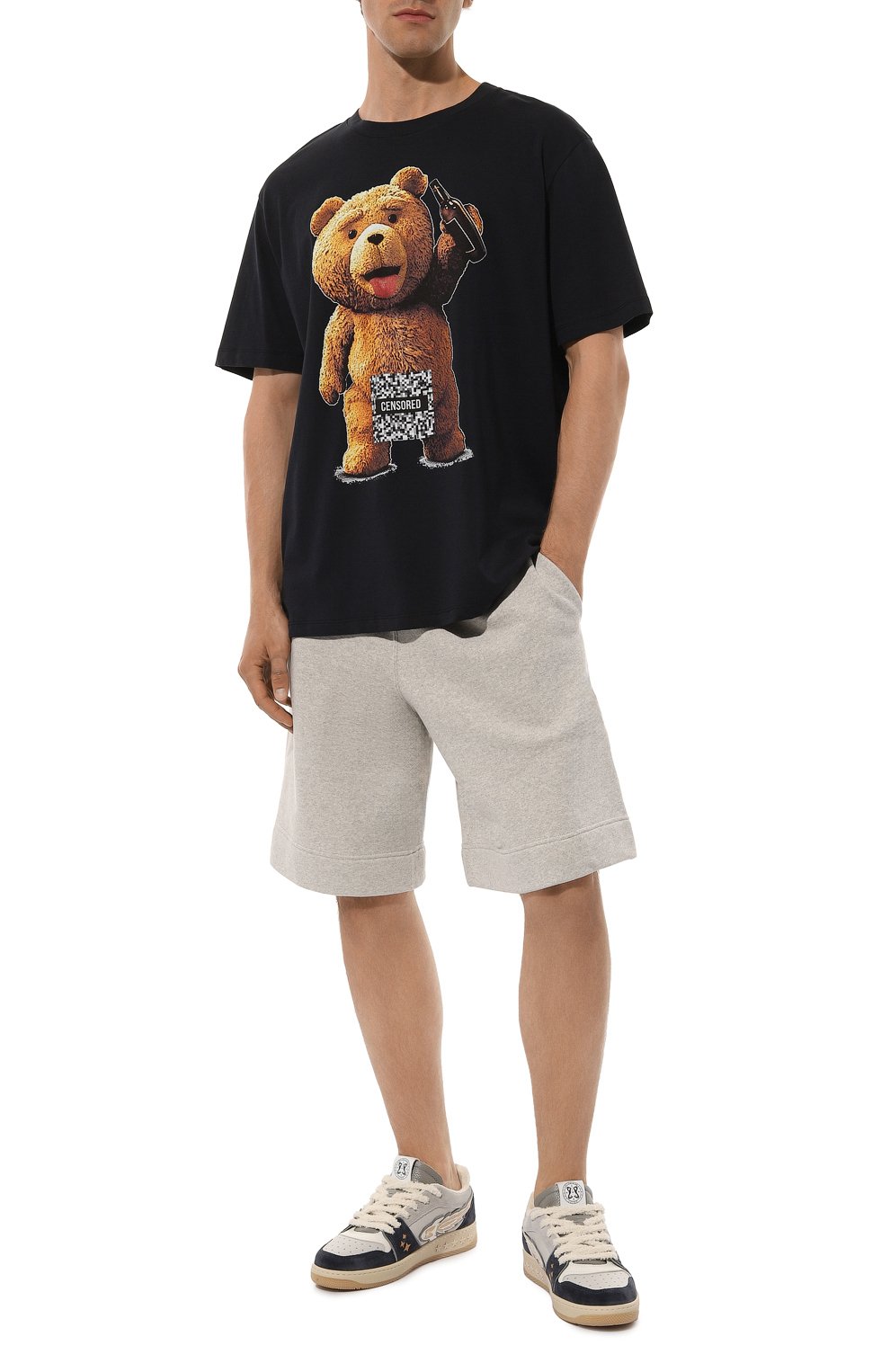 Хлопковая футболка BISIBIGLIO, арт. SEG TEDDY CENS, фото 2