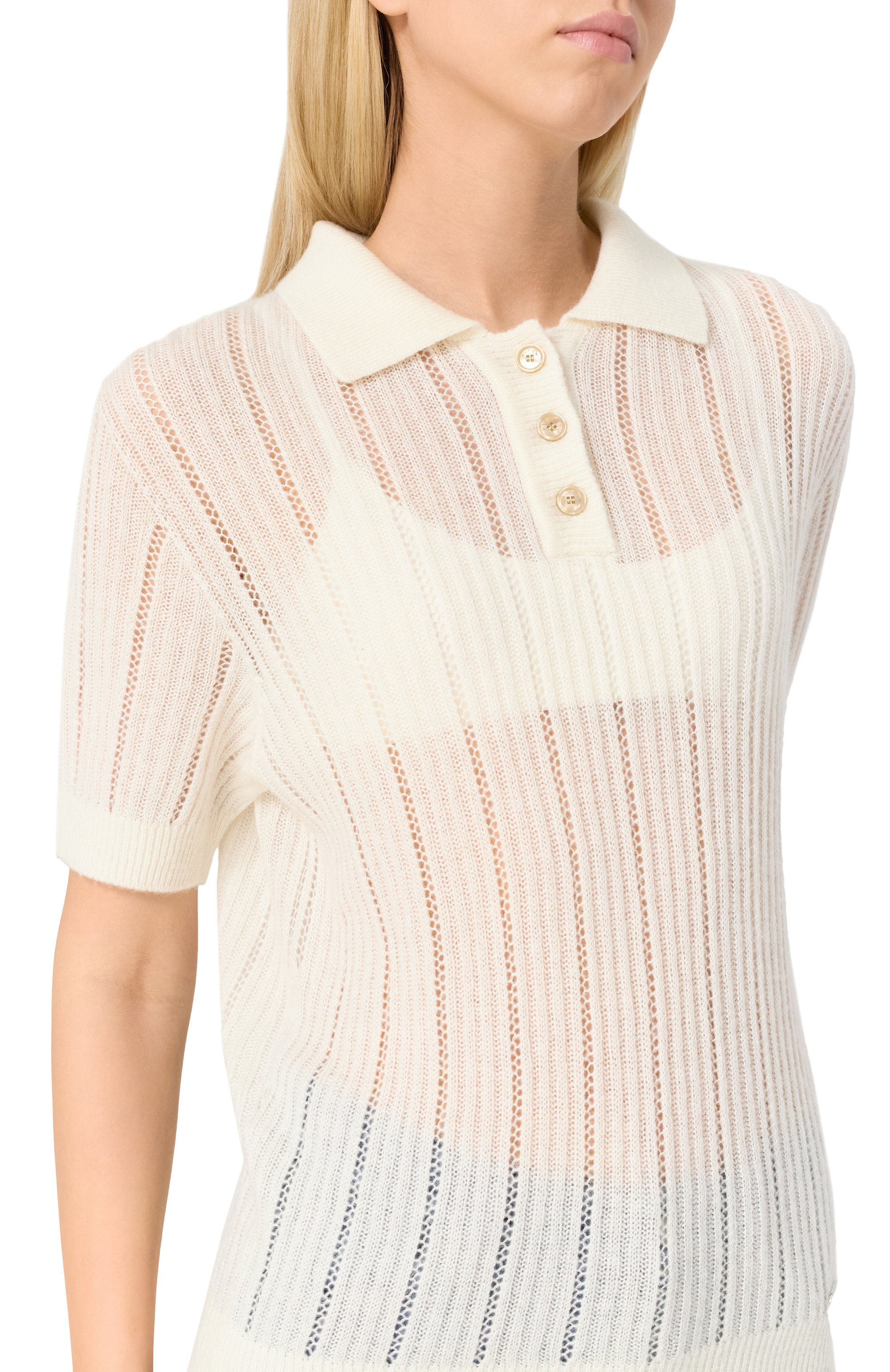 Поло из кашемира и шелка KITON, арт. D5871030001, фото 5