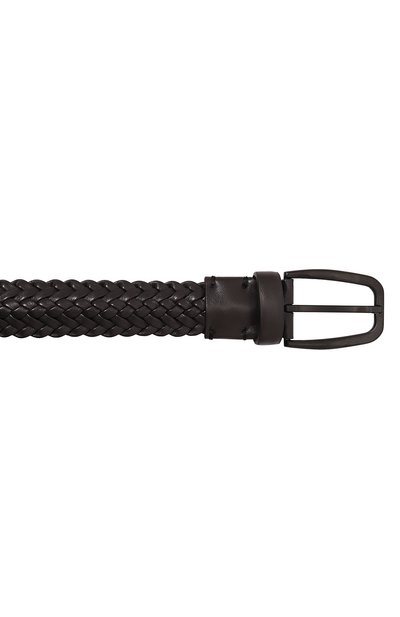 Кожаный ремень ZEGNA, арт. LHTPM/B021ZZ, фото 4