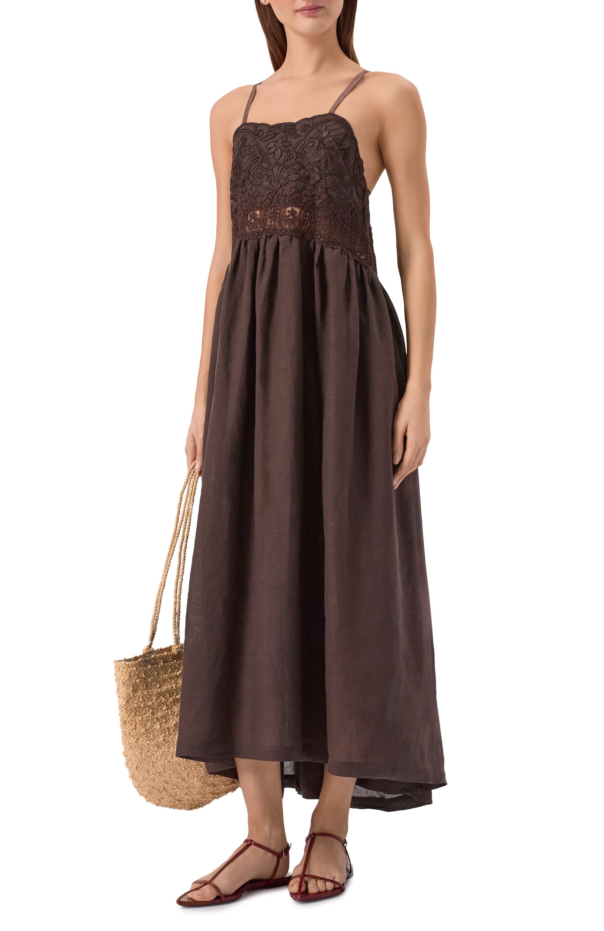 Платье изо льна и вискозы MAURIZIO, арт. W06170781, фото 2