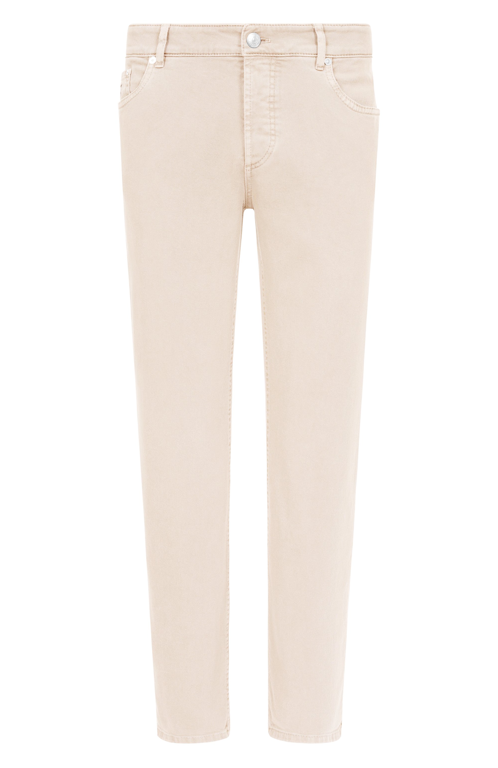 Джинсы traditional fit BRUNELLO CUCINELLI кремового цвета по цене 88800 руб., арт. M277PB3210, фото 1 Джинсы traditional fit BRUNELLO CUCINELLI, арт. M277PB3210, фото 1