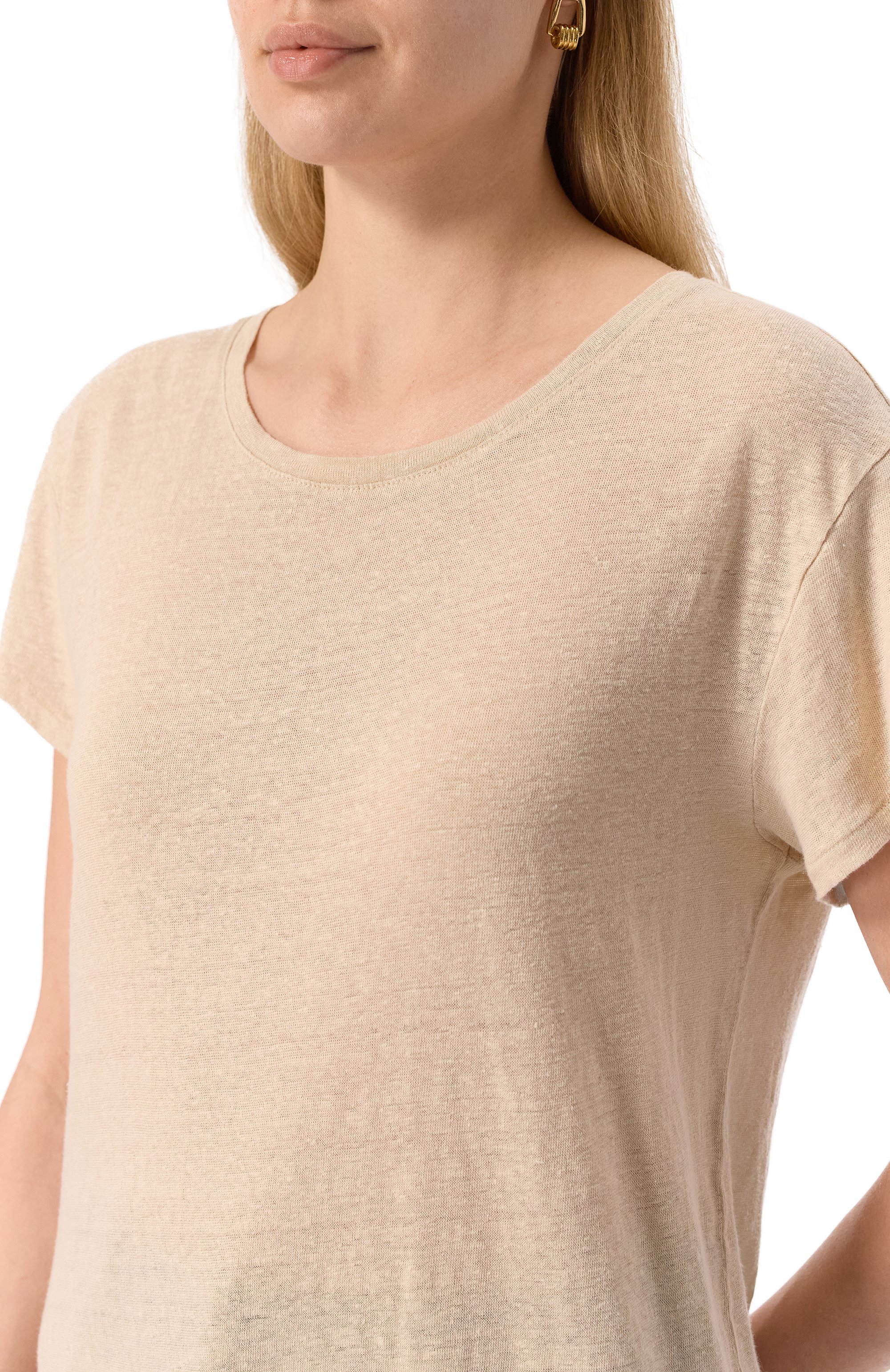 Льняная футболка BOSS ORANGE, арт. 50540431, фото 5