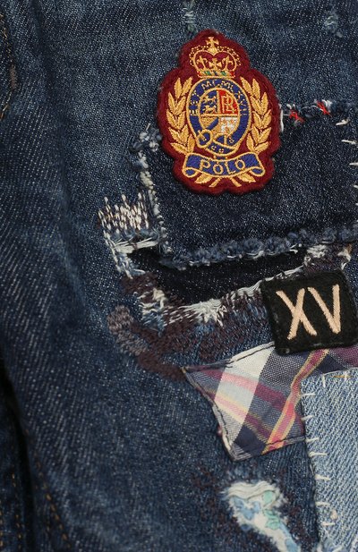 Джинсы с декоративными потертостями и аппликациями POLO RALPH LAUREN, арт. 312670896, фото 3