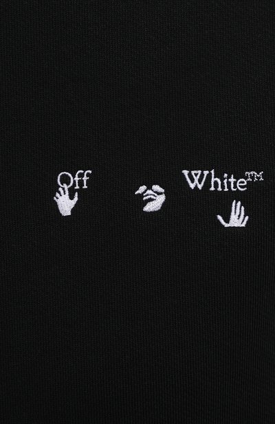 Хлопковый свитшот OFF-WHITE черного цвета по цене 55650 руб., арт. 0WBA055R21JER001, фото 5 Хлопковый свитшот OFF-WHITE, арт. 0WBA055R21JER001, фото 5