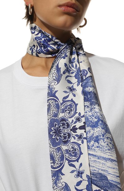 Шелковый платок BURBERRY, арт. 8049796, фото 2