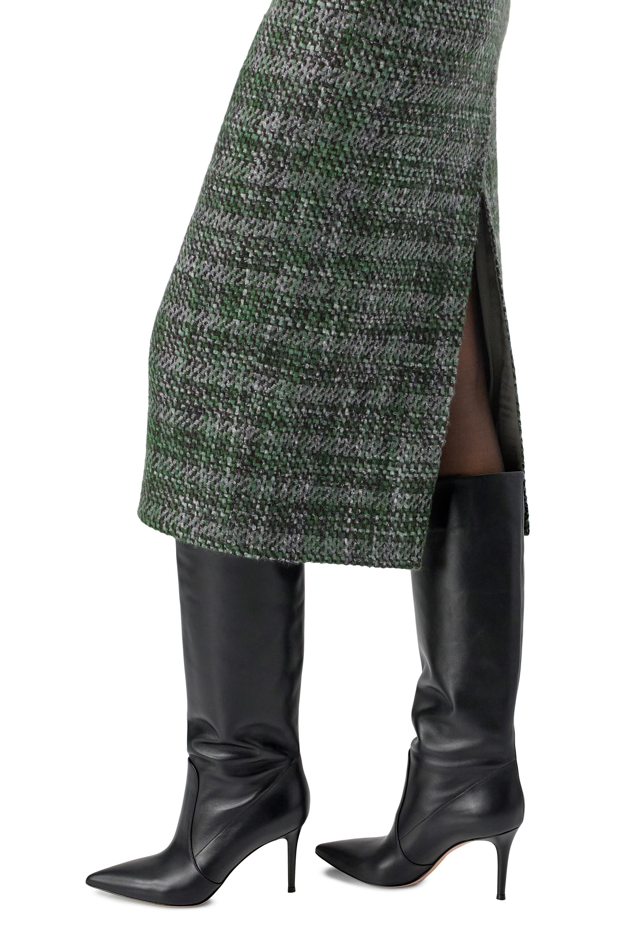 Кожаные сапоги hansen 85 GIANVITO ROSSI, арт. G80626/VGI, фото 2