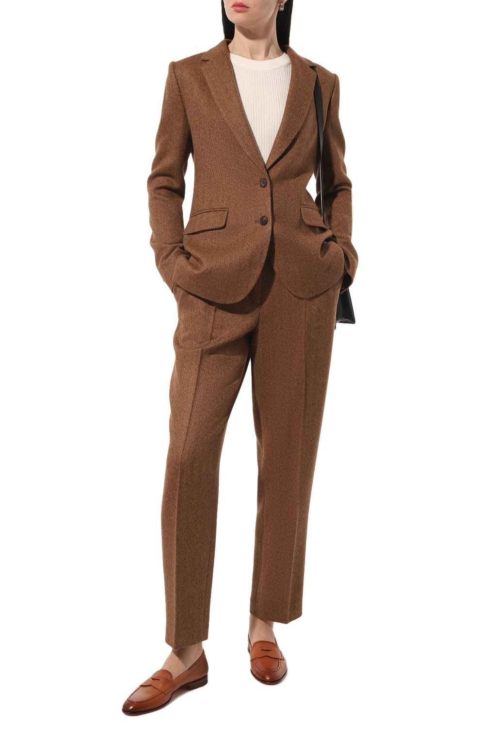 Кожаные пенни-лоферы SANTONI, арт. WUSF59962HAFSSW6, фото 2