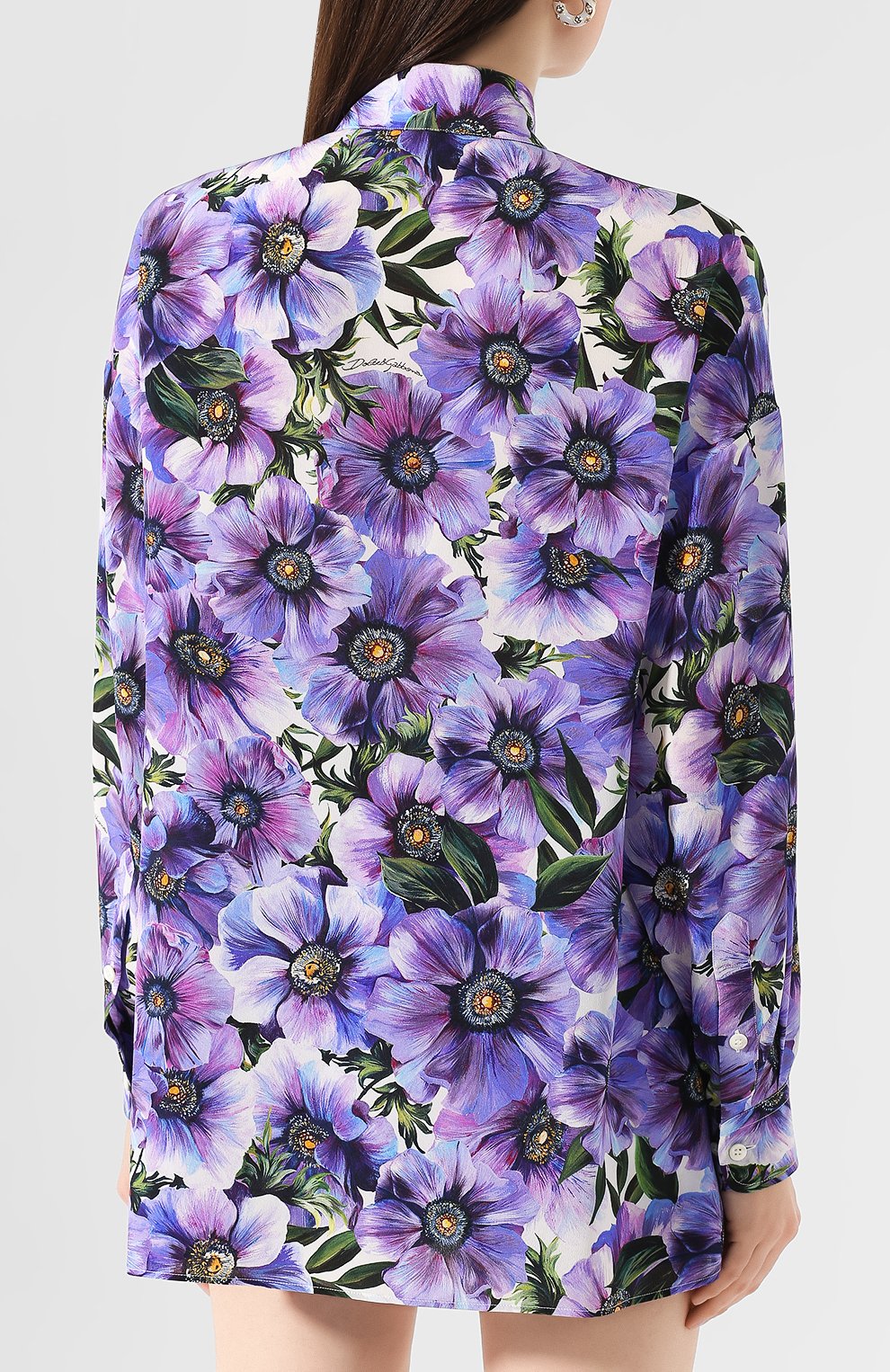 Шелковая рубашка DOLCE & GABBANA, арт. F5M28T/IS1A1, фото 4