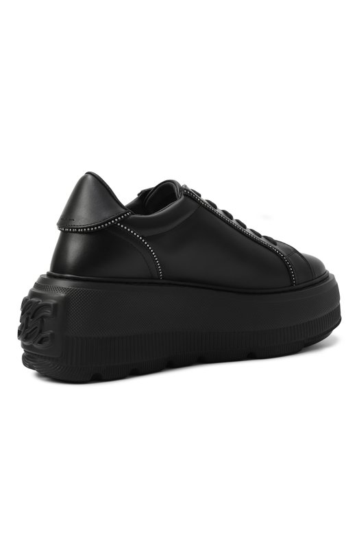 Кожаные кеды Nexus Casadei 2X076A070NSALEN Чёрный  2X076A070NSALEN Фото 5