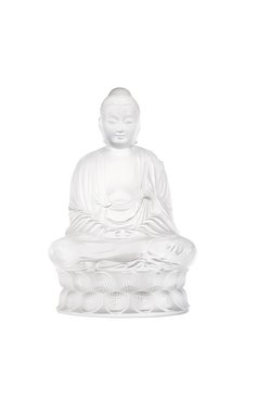 Скульптура buddha LALIQUE прозрачного цвета, арт. 10140200 | Фото 1 (Региональные ограничения белый список (Axapta Mercury): Не проставлено; Нос: Не проставлено; Коллекция: Buddha; Ограничения доставки: fragile-2)