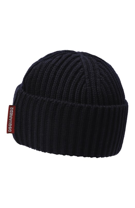 Шерстяной комплект из шапки и шарфа Dsquared2 GBM0003/01W00001 Синий  GBM0003/01W00001 Фото 3