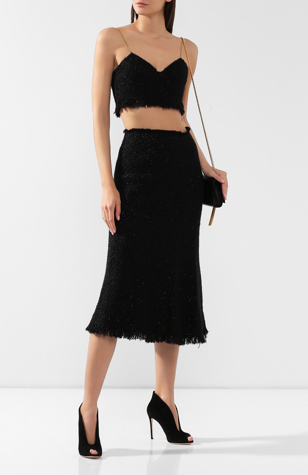 Замшевые ботильоны vamp с открытым мысом GIANVITO ROSSI, арт. G53260/CAM0SCI0, фото 2