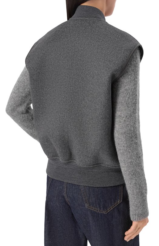 Шерстяной жилет Bottega Veneta 834990/V4CB0 Серый  834990/V4CB0 Фото 4