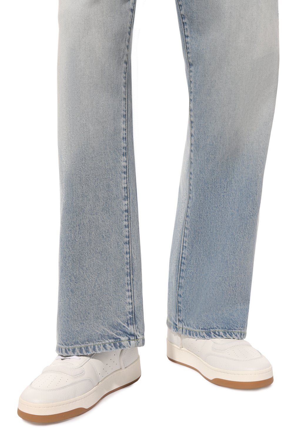 Кожаные кеды sl/80 SAINT LAURENT, арт. 711250/AAASX, фото 3