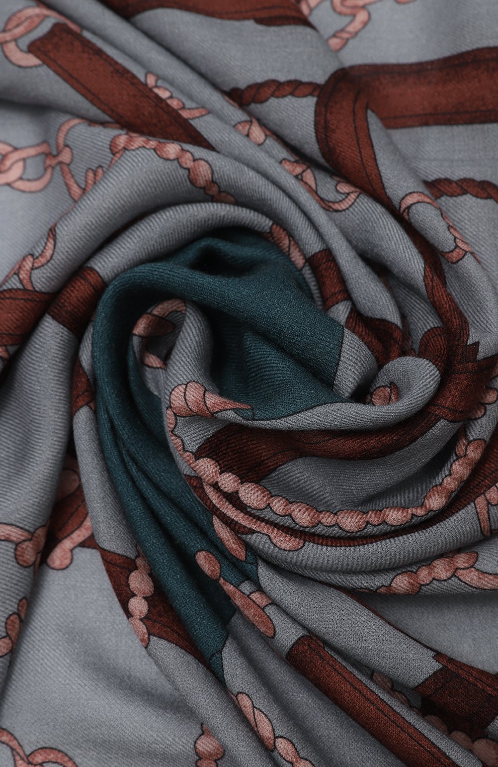 Платок из кашемира и шелка COLOMBO тёмно-голубого цвета по цене 115000 руб., арт. S96/2501-U-BG, фото 3 Платок из кашемира и шелка COLOMBO, арт. S96/2501-U-BG, фото 3