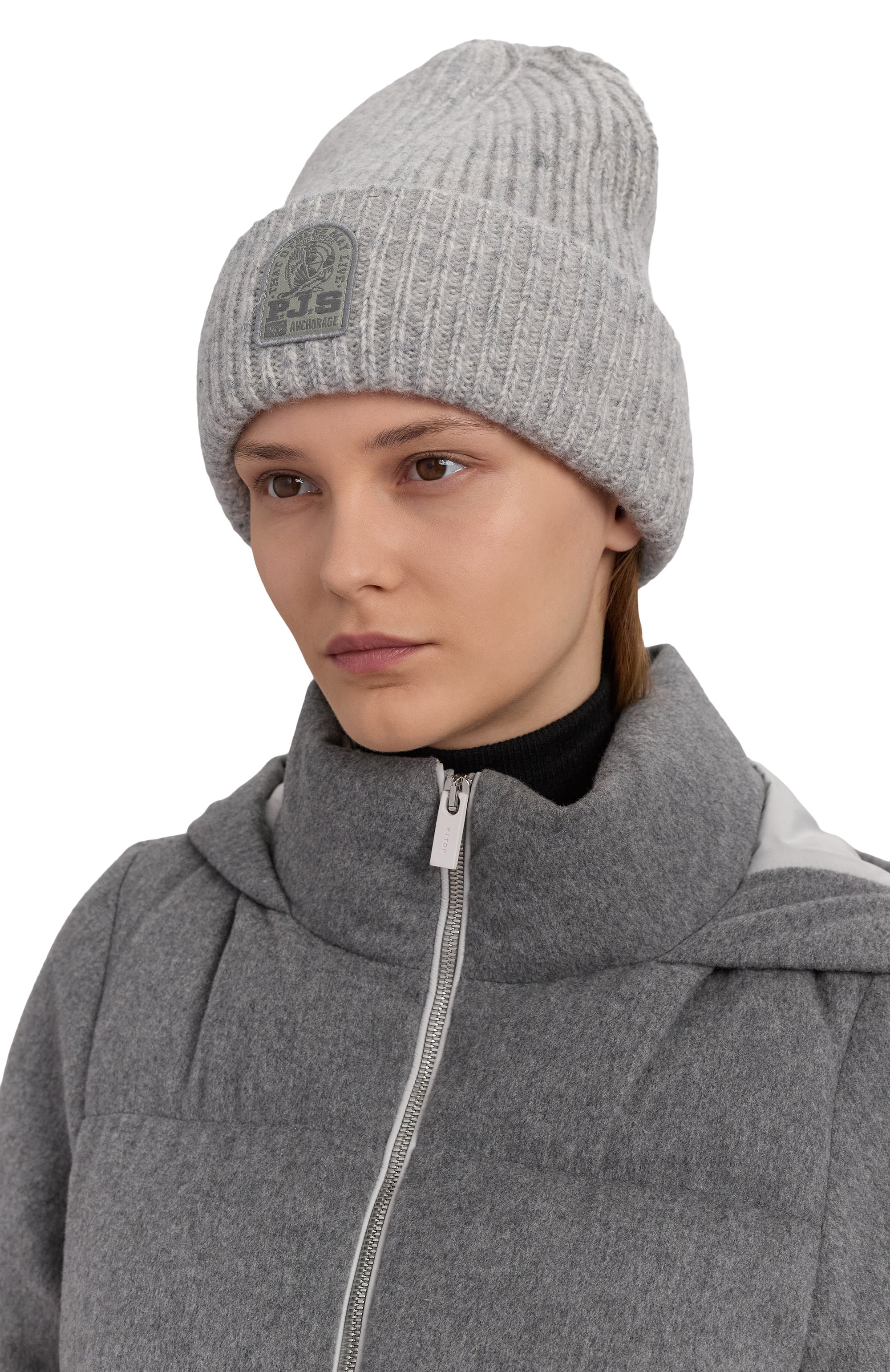 Шапка из шерсти и хлопка PARAJUMPERS, арт. 25WPAHAHA32, фото 2