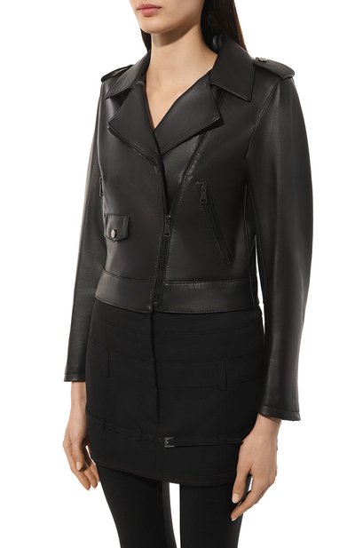 Кожная куртка SIMONETTA RAVIZZA, арт. S04JA235L16/TS, фото 3