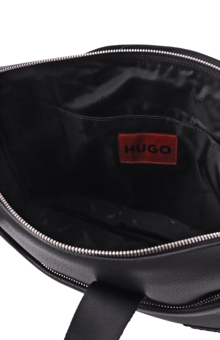 Мужская портфель ethon 2.0 HUGO темно-синего цвета, арт. 50535689 | Фото 5 (Размер: large; Ремень/цепочка: На ремешке; Материал: Текстиль, Экокожа; Сумки-технические: Портфели)