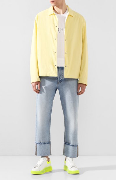 Кожаные кеды oversized ALEXANDER MCQUEEN, арт. 604232/WHX9W, фото 2