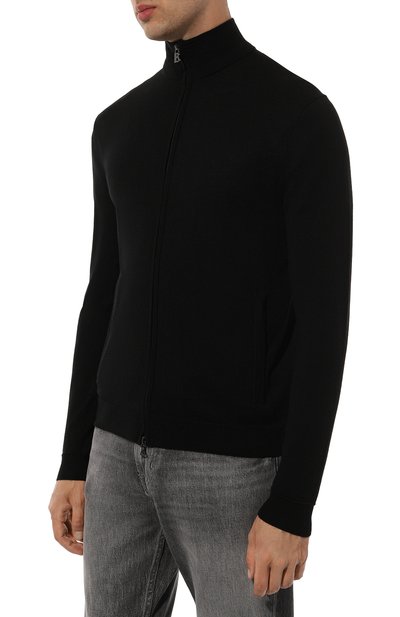 Шерстяной кардиган BOGNER черного цвета по цене 39500 руб., арт. 88539090, фото 3 Шерстяной кардиган BOGNER, арт. 88539090, фото 3