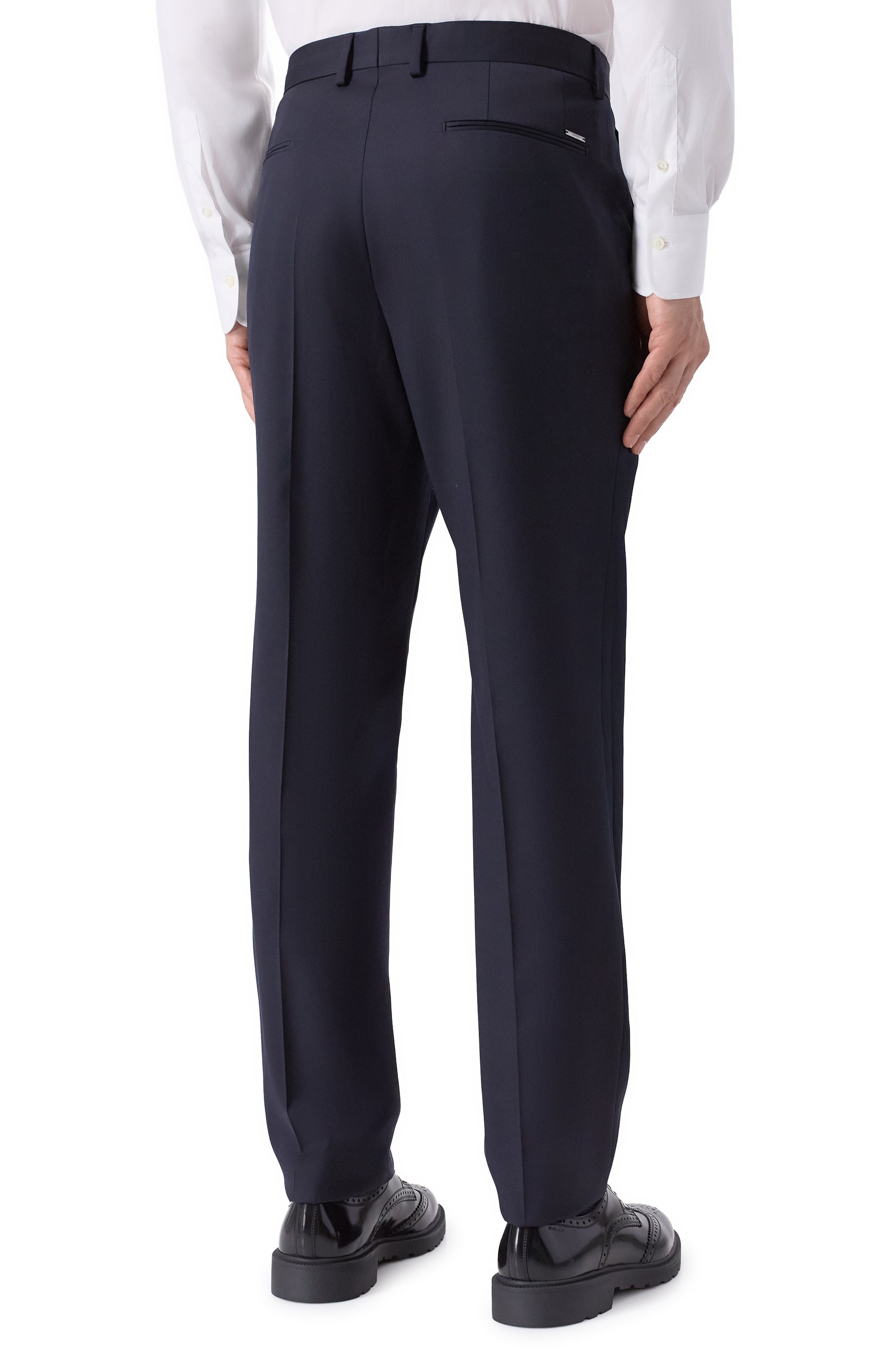 Шерстяные брюки BOSS, арт. 50551965, фото 4