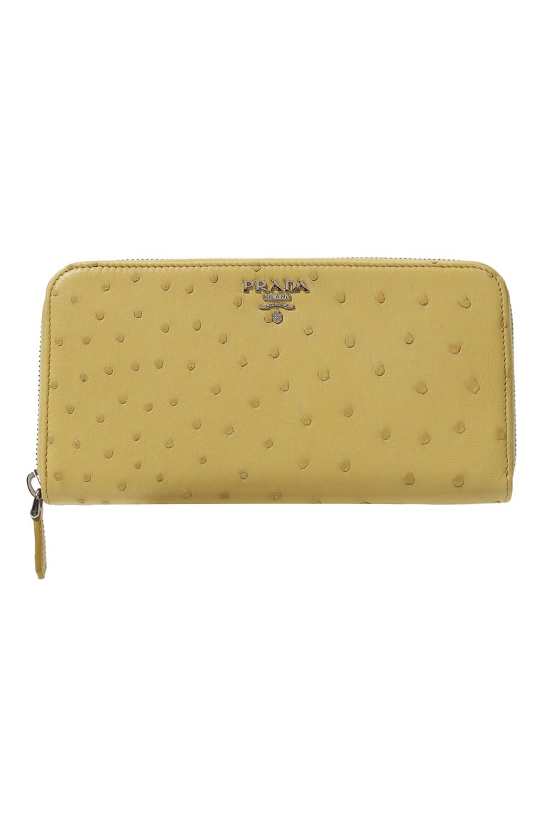 Кошелек из кожи страуса PRADA, арт. 1ML506-130-F068X, фото 1