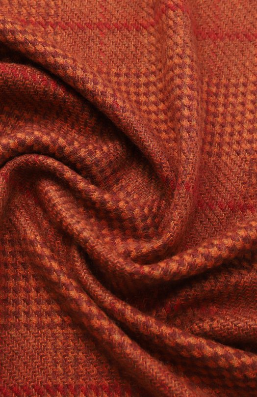 Шарф из шелка и кашемира Kiton D54751K0511F05 Оранжевый  D54751K0511F05 Фото 3