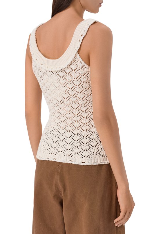 Топ Blumarine 2M692A Кремовый  2M692A Фото 4