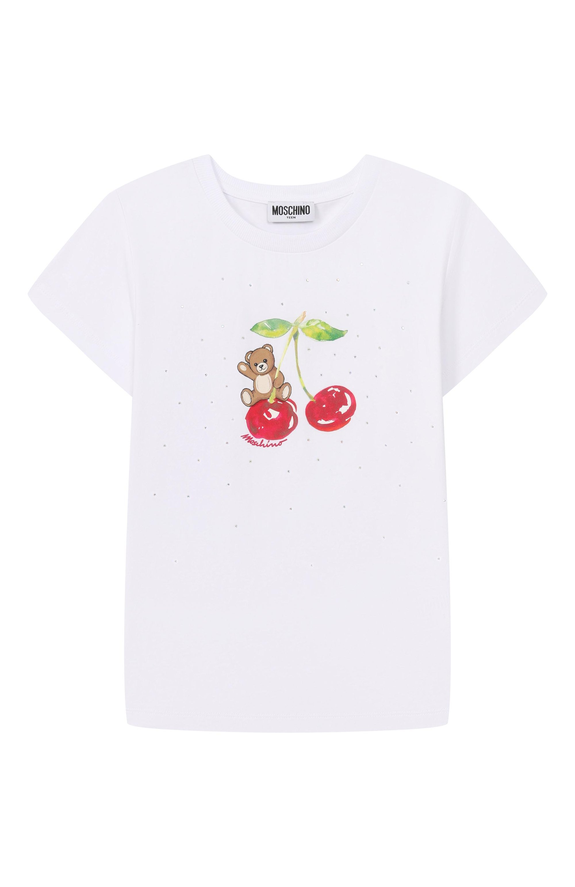 Хлопковая футболка MOSCHINO, арт. HFM06K/LBA10_001, фото 1