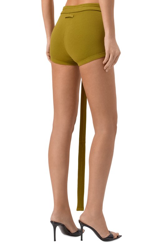 Хлопковые шорты Jean Paul Gaultier 26/01-W-TR059/J014 Хаки  26/01-W-TR059/J014 Фото 4