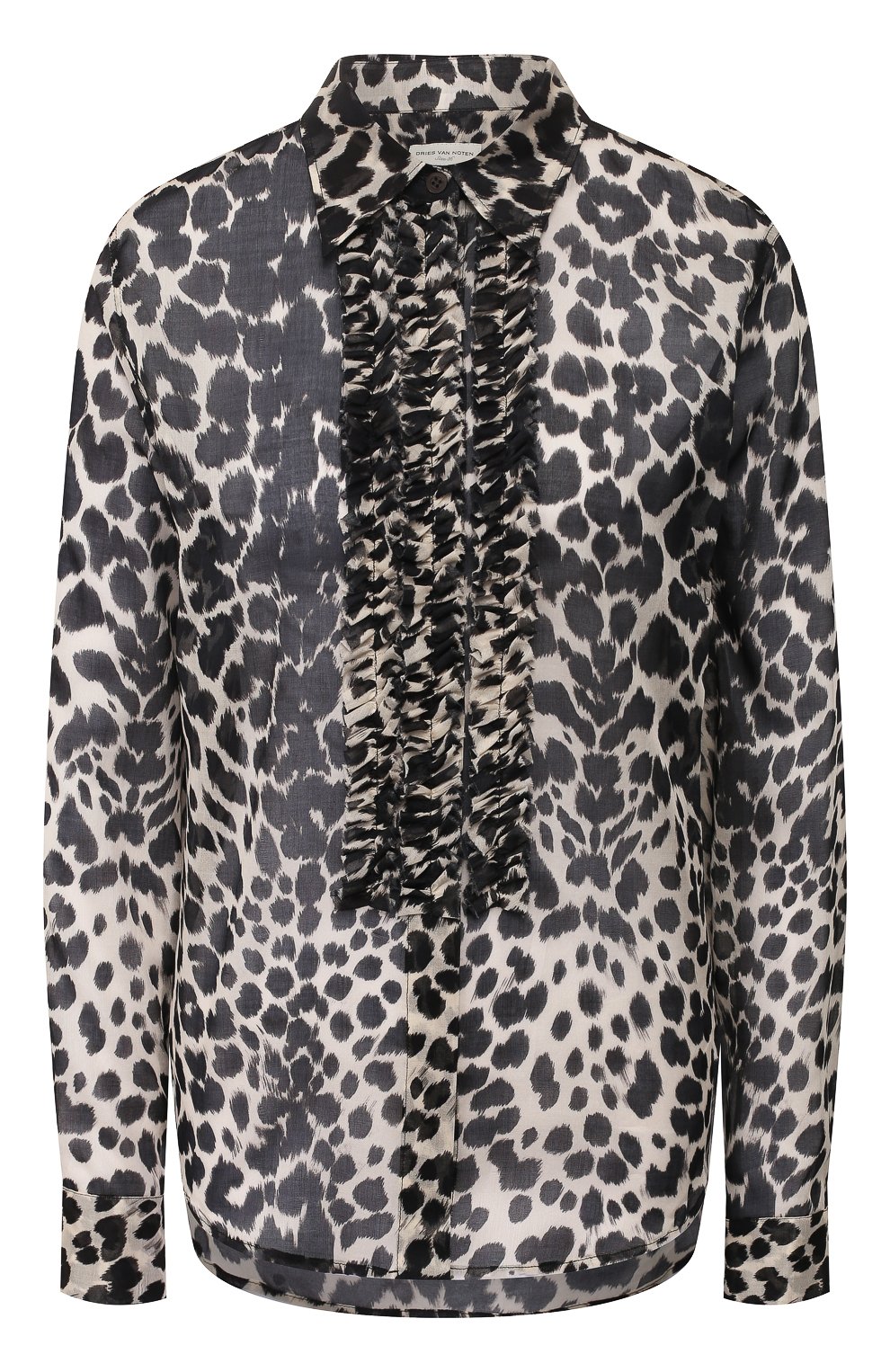 Хлопковая блузка DRIES VAN NOTEN, арт. 201-10751-9002, фото 1