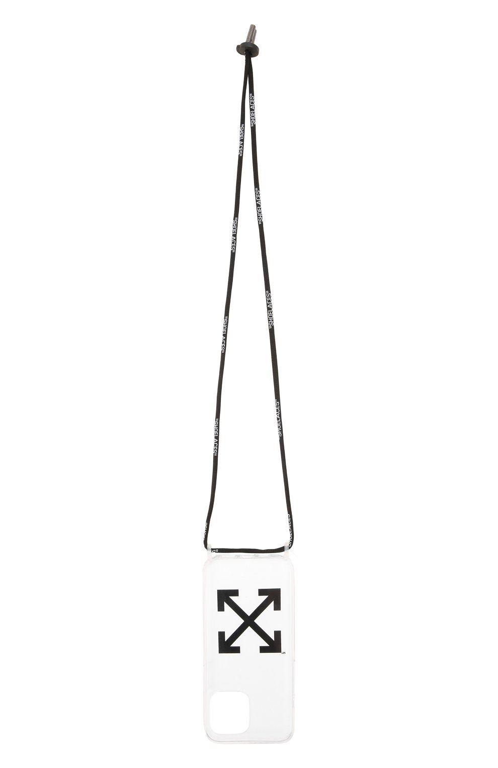 Чехол для iphone 12 pro max OFF-WHITE прозрачного цвета по цене 18800 руб., арт. 0MPA032F21PLA001, фото 2 Чехол для iphone 12 pro max OFF-WHITE, арт. 0MPA032F21PLA001, фото 2