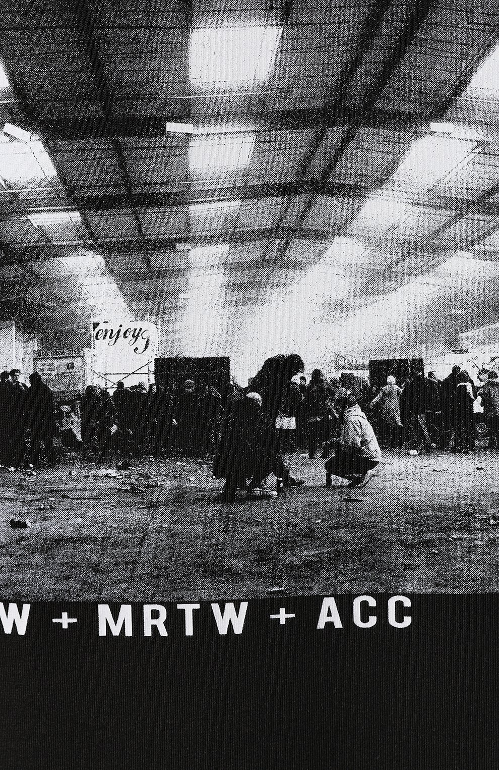 Хлопковая футболка MCQ SWALLOW черного цвета по цене 9950 руб., арт. 473705/RNH50, фото 5 Хлопковая футболка MCQ SWALLOW, арт. 473705/RNH50, фото 5