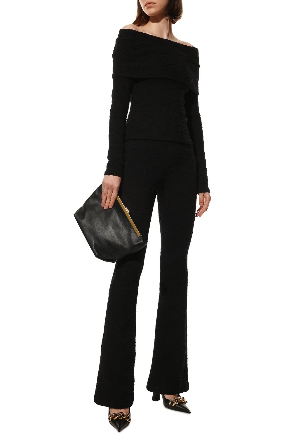 Хлопковые брюки MSGM, арт. 3241MDP19 227102, фото 2