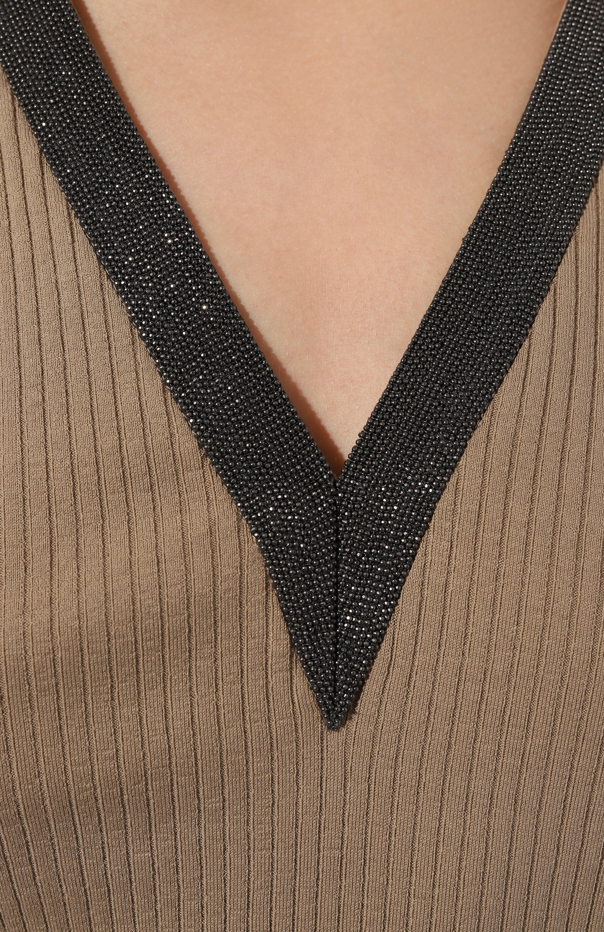 Хлопковый топ BRUNELLO CUCINELLI, арт. ML171B1090, фото 5