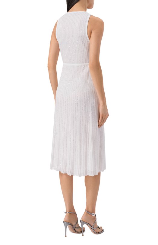 Платье с отделкой пайетками Missoni DS26SG0I/BK01GH Белый  DS26SG0I/BK01GH Фото 3