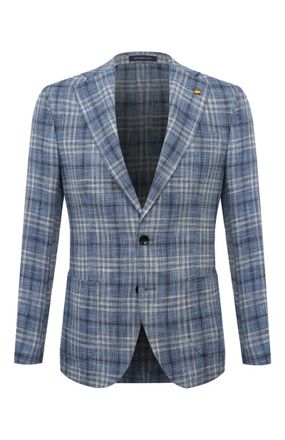 Мужской пиджак из хлопка и льна SARTORIA LATORRE, арт. EF74/QF0893
