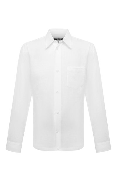 Мужская льняная рубашка DOLCE & GABBANA, арт. G5KJ0Z/FU4IK